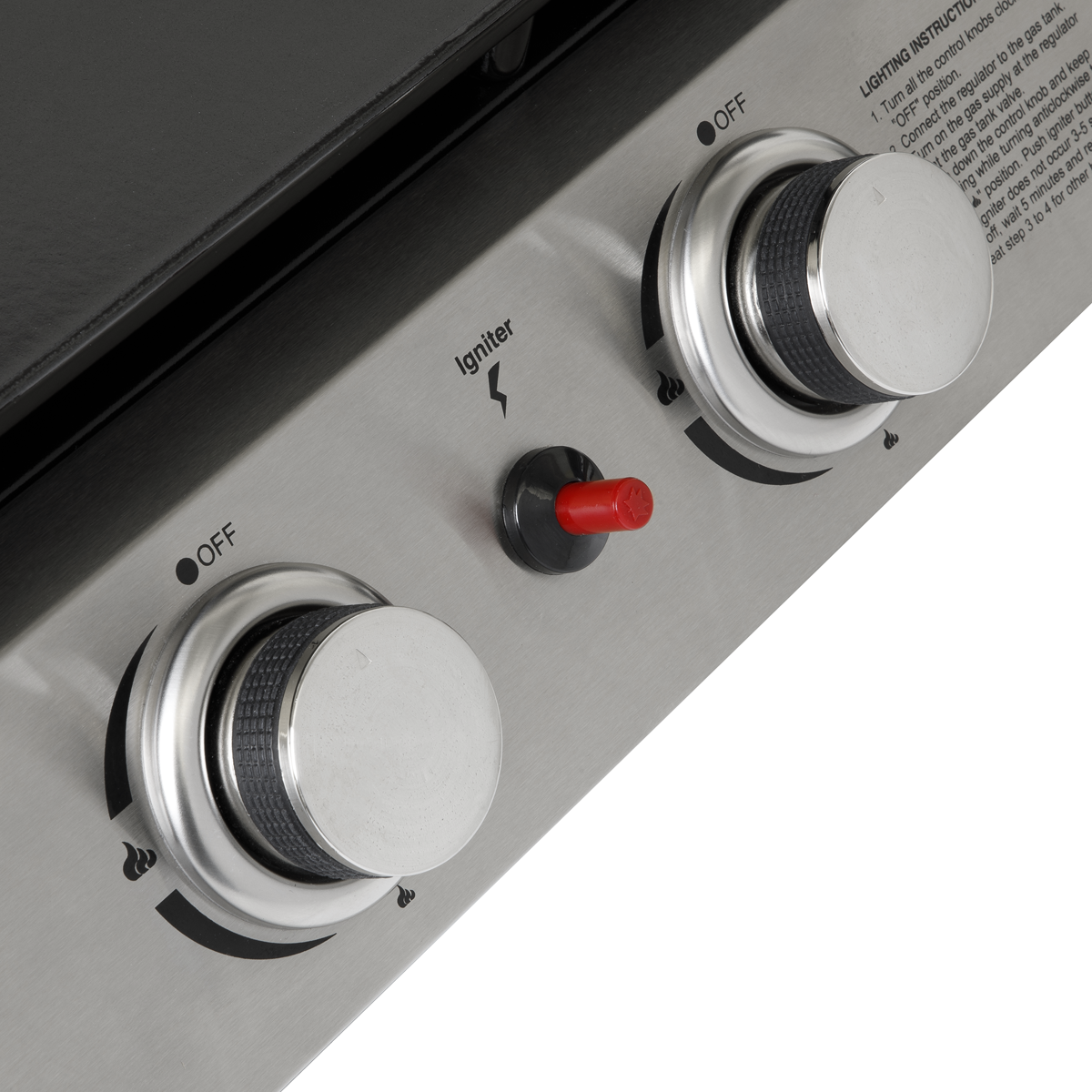 3 Burner Gas Plancha Grill BBQ Outdoor UK